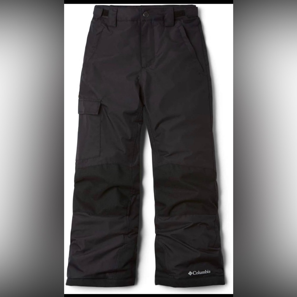 Kids Black Snow Pants